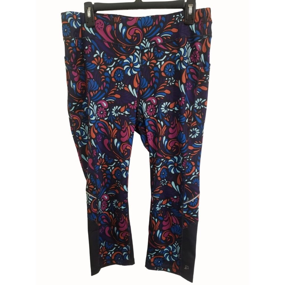Skirt Sports Pocketopia Capri Leggings XL Bonita Print NWT Pockets Activewear - Picture 4 of 9